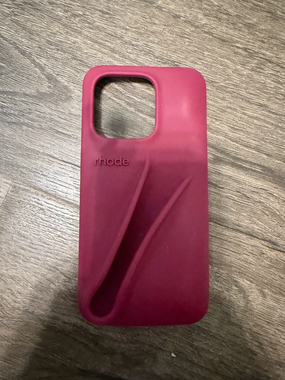 rhode skin Raspberry Jelly Silicone iPhone 15 Pro Case